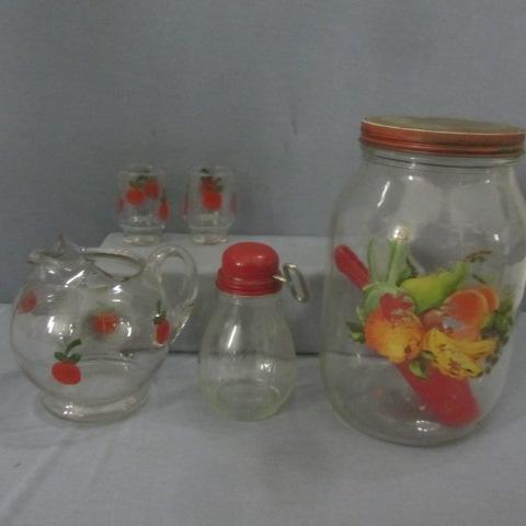lot 73 image: Juice & Glasses, Jars