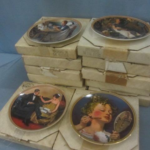 lot 77 image: Norman Rockwell Collector Plates