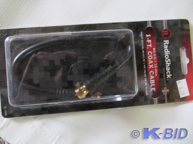 Brand new in box 1-foot coax cable.