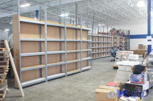 lot 2 image: HUGE   Lot of Warehouse shelving...