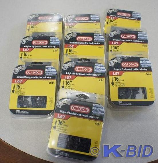 lot 43 image: Lot of (10) Oregon (L67) 16 Chain ...