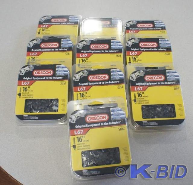 lot 44 image: Lot of (10) Oregon (L67) 16 Chain ...