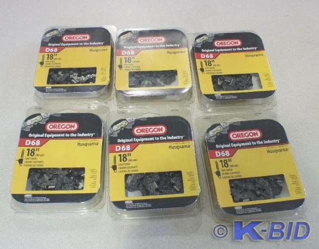 lot 48 image: Lot of (6) Oregon (D68) 18 Chain S...
