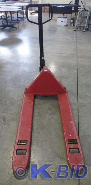 lot 63 image: Dayton Brand Pallet Jack  Needs Hy...