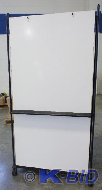 lot 64 image: Double-Sided on wheels Dry Erase Bo...