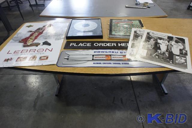 lot 69 image: Lot of Posters (Lebron James, Denni...