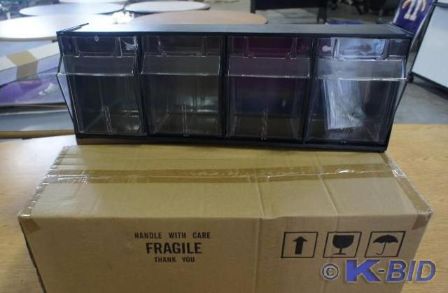 lot 86 image: Lot of (2) Acrylic Storage wall con...