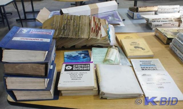 lot 96 image: Huge Lot of Vintage Evinrude  Chry...
