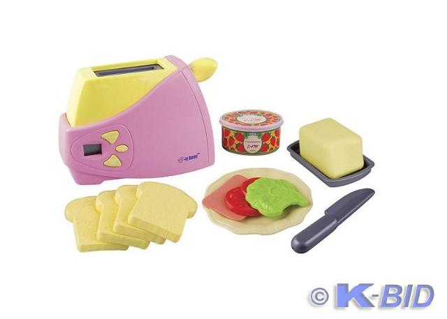 lot 1 image: Electronic Toaster Playset   LCD di...