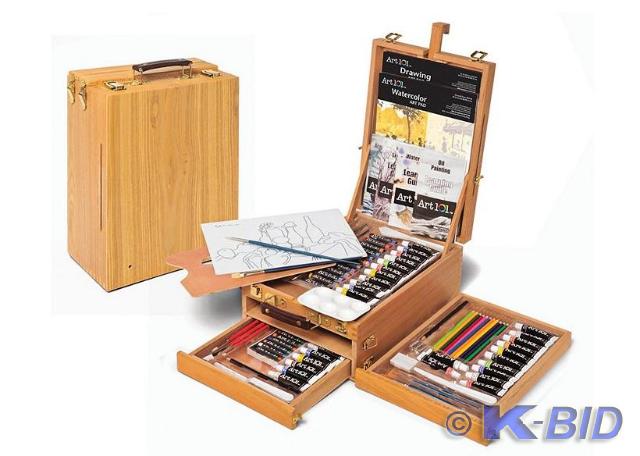 lot 17 image: Art 101 97 Piece Table Top Easel  A...