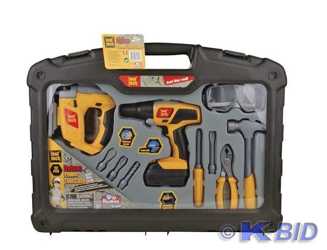 lot 7 image: Deluxe Tool Case  Tackle pretend pr...