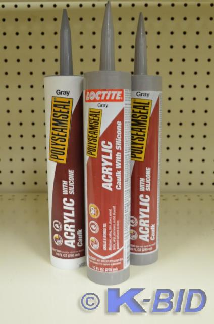 lot 102 image: Polyseamseal - Acrylic - Gray ...