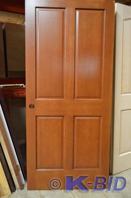 lot 31 image: 36 Prefinished&nbspPoplar door sl...