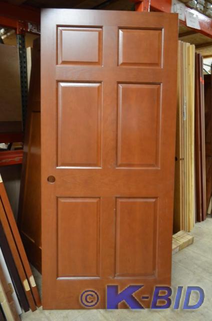 lot 33 image: 36 Prefinished Cherry door slab 6-...