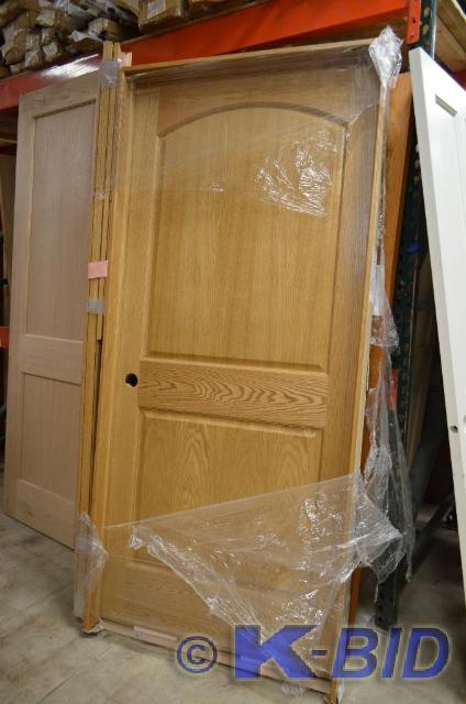 lot 43 image: 36 &nbspPrehung&nbspOak Door 2-p...