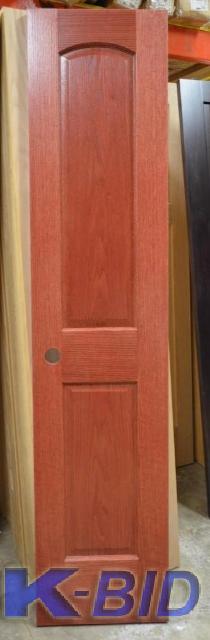 lot 76 image: 18 x 80 Door slab 2-panel arch ...
