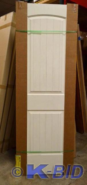 lot 83 image: 28 White door slab 2-panel  G...