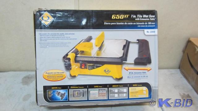 650xt tile saw,parts or repair