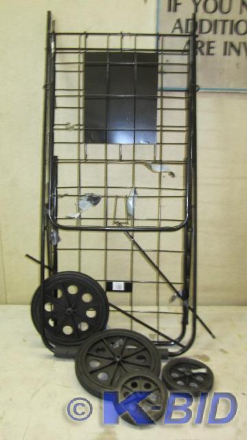 Folding basket cart