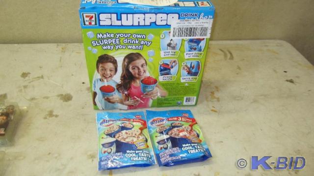 Slurpee machine, blizzard mix