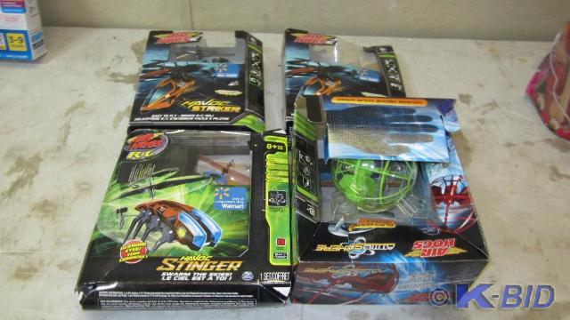 4 air hogs RC machines