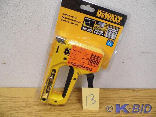 lot 13 image: DeWalt Compact Stapler
