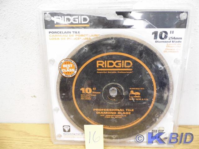 lot 16 image: Rigid 10 Porcelain Tile Blade