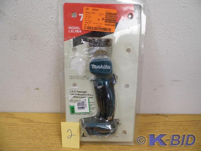lot 2 image: Makita LED Flashlight - Model LXLMO...