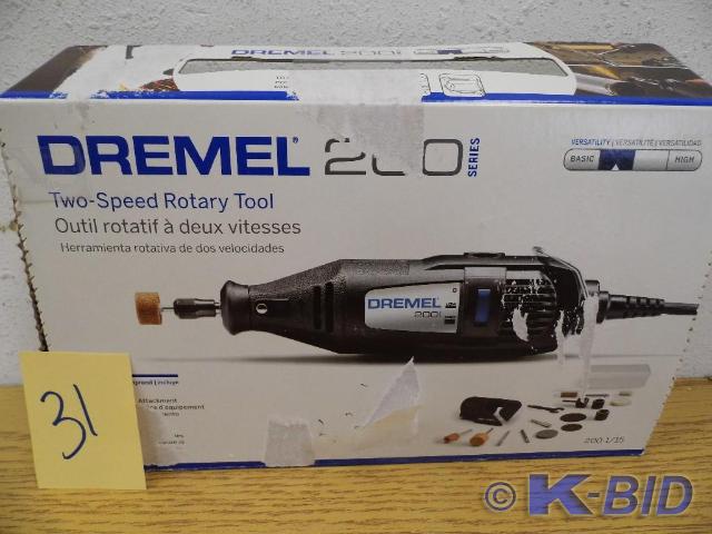 lot 31 image: Dremel 200 Series - 2 Speed Rotary ...