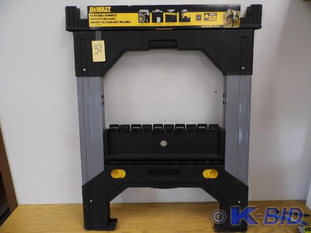 lot 37 image: DeWalt Adjustable Saw Horse