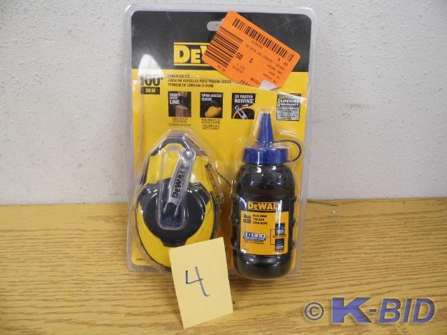 lot 4 image: DeWalt 100 Chalk Line Kit