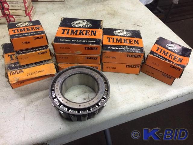 lot 1 image: (12) assorted Timken bearings new o...