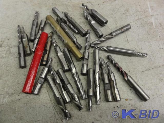 lot 103 image: (24) Assorted End Mills  18 ...
