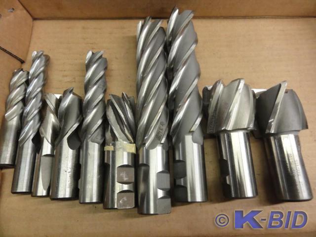 lot 104 image: (10) Assorted End Mills  34 ...