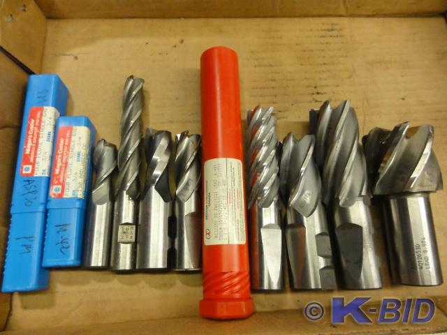 lot 106 image: (11) Assorted End Mills  34 ...