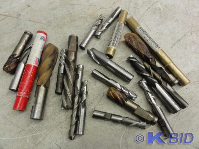 lot 107 image: (20) Assorted End Mills 716 up to...