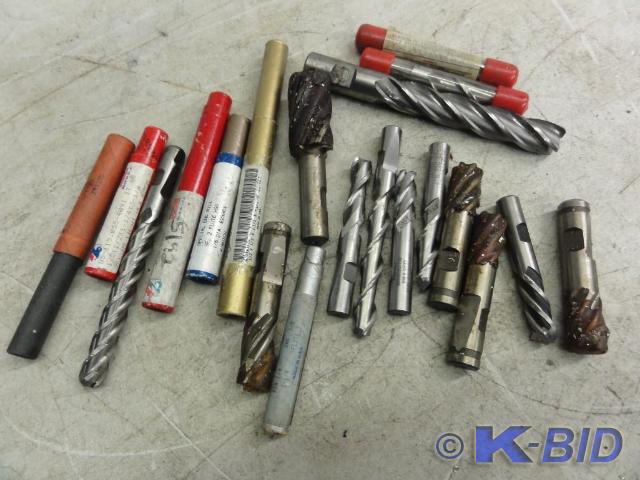 lot 109 image: (20) Assorted End Mills 14 up to ...