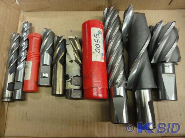 lot 110 image: (10) Assorted End Mills 34 1 1-1...