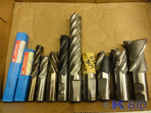 lot 111 image: (11) Assorted End Mills 34 78 1...