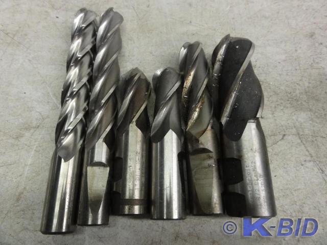 lot 114 image: (7) Assorted Ball Nose End Mills 7...