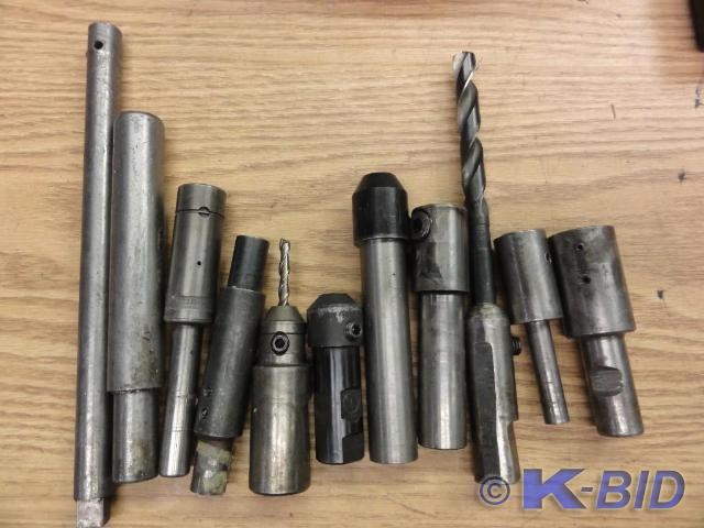 lot 142 image: (11) Assorted Tool Holders, 12 up...