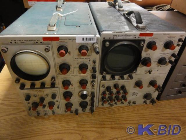 lot 150 image: (2) Tektronix Oscilloscopes to incl...