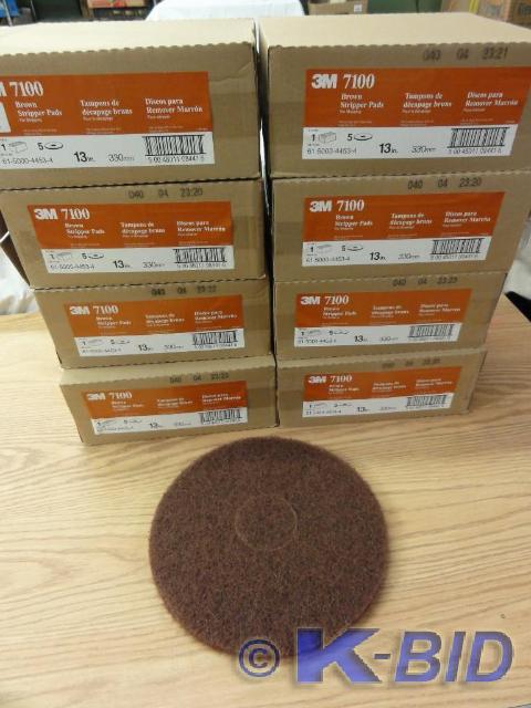 lot 151 image: (40 total) NEW 3M 7100 Brown Stripp...