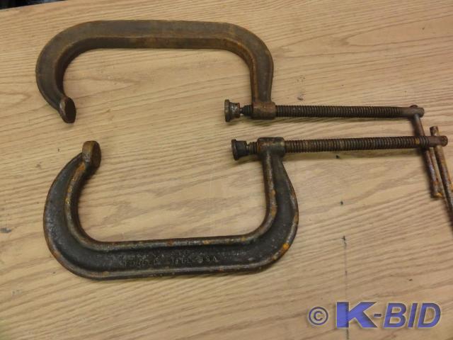 lot 182 image: (2) C-Clamps to include (1) Willia...