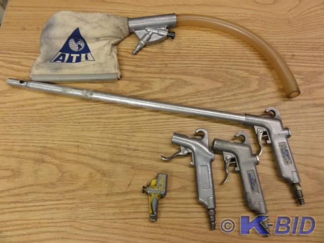lot 187 image: Assorted Pneumatic Tools to Include...