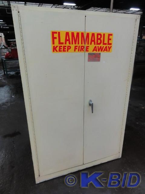 lot 19 image: Eagle Flammable Storage Cabinet Mod...