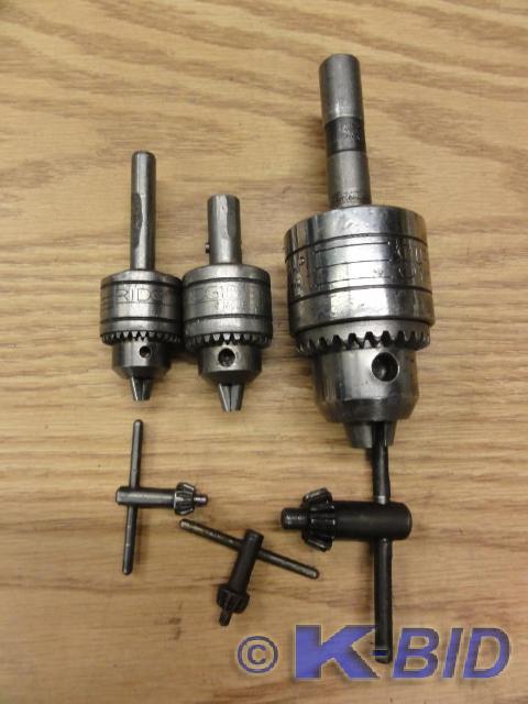 lot 201 image: (3) Ridgid Supreme Drill Chucks to ...