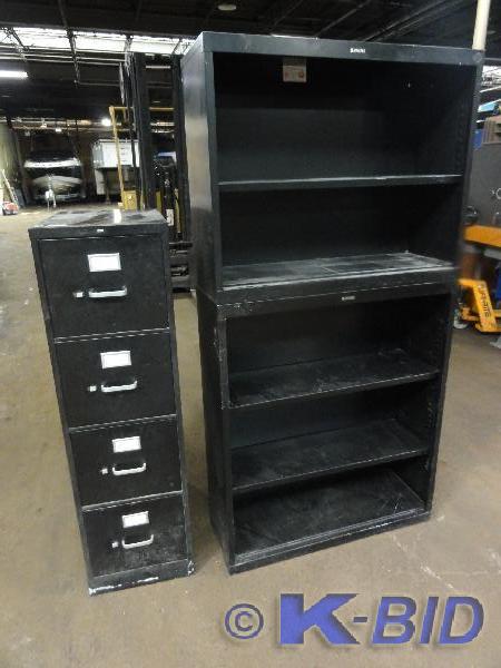 lot 213 image: Lot of Office Cabinets to Include ...
