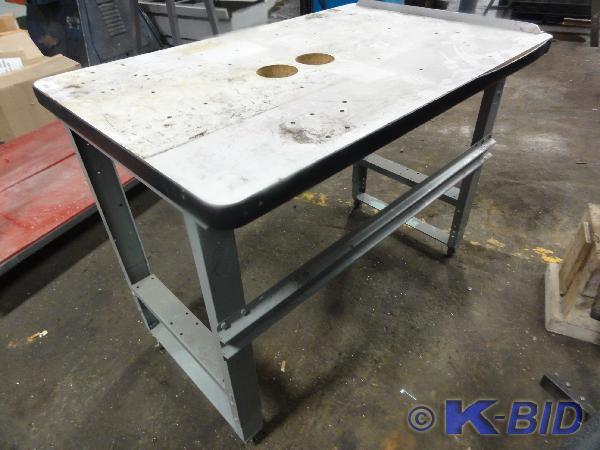 lot 234 image: Rolling Work Bench 30 x 48 x 36 ...