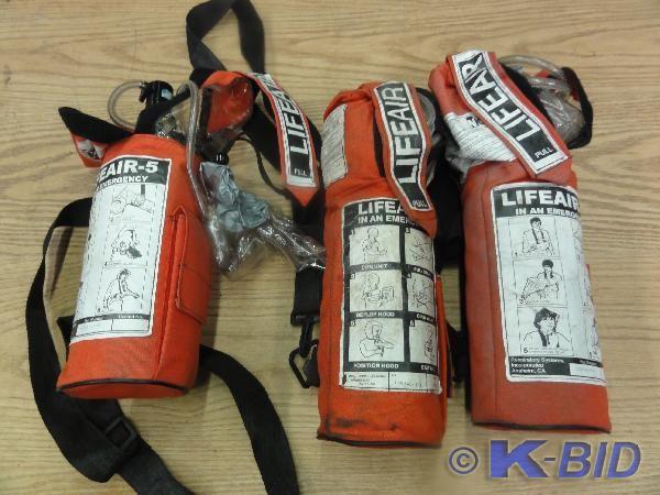 lot 259 image: (3) Nosh Lifeair-5 Personal Air Res...